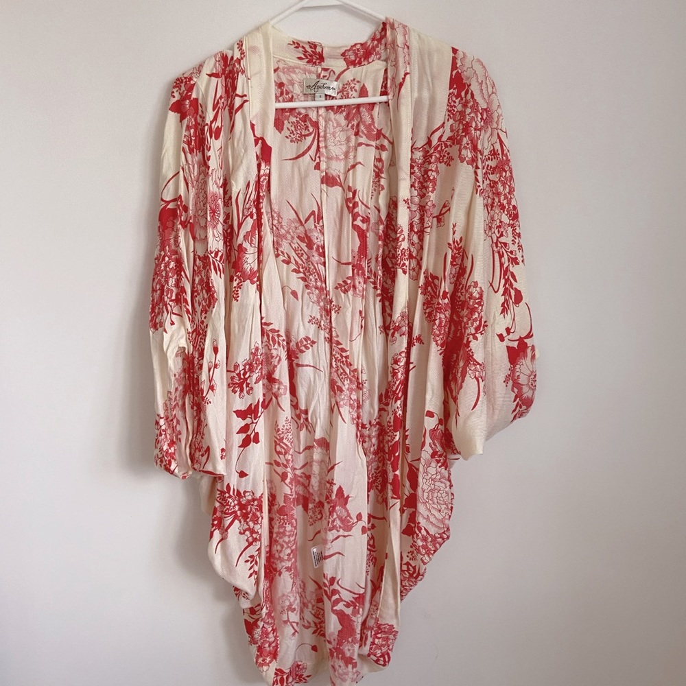 Arnhem Songbird Kimono - Cherry Blossom Print